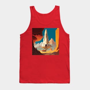 Alien Spacecraft Tank Top